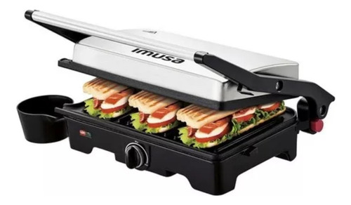 Sanduchera Asador Panini Imusa Grill 180 (gp)