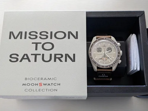 Relógio Swatch X Omega Moonswatch Speedmaster Saturn Crono