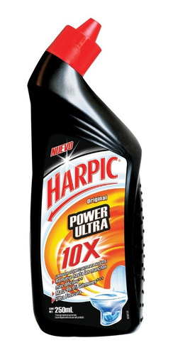 Limpiador Baño Inodoro Harpic Power Ultra Original 10x 250ml