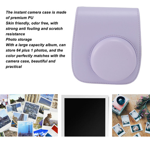 Accesorios Para Fujifilm Instax Mini 12 Pu Leather Instant