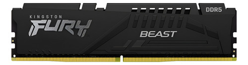 Memoria Ram Ddr5 16gb 6400mhz Kingston Fury Beast Negro