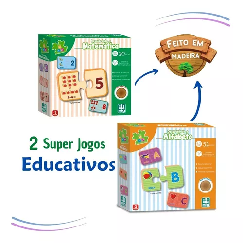 Pacote 6 jogos educativos para crianças + prontos para publicação