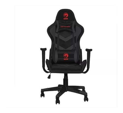 Silla De Escritorio Marvo Ch-106 Gamer Color Negro