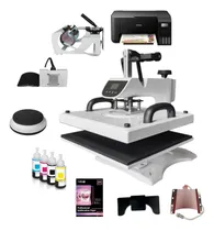 Comprar Maquina Estampar Sublimar 8en1 38x38+ Epson A4 + Tinta Papel Para Sublimar Estampar Remeras Tazas Gorras Celulares Plato