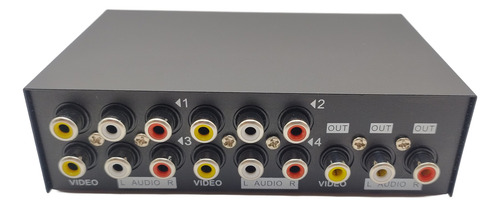 Switch Conmutador Video Y Audio Rca (4 Input 1 Output)