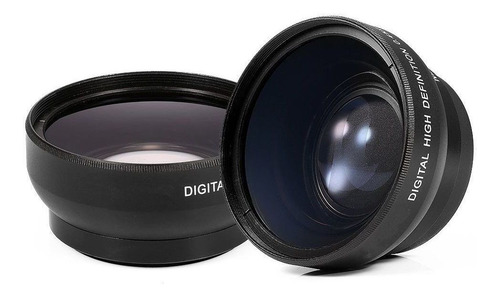 Lente Grande Angular Wide 0.45 + Macro P/ Lentes Rosca 67mm