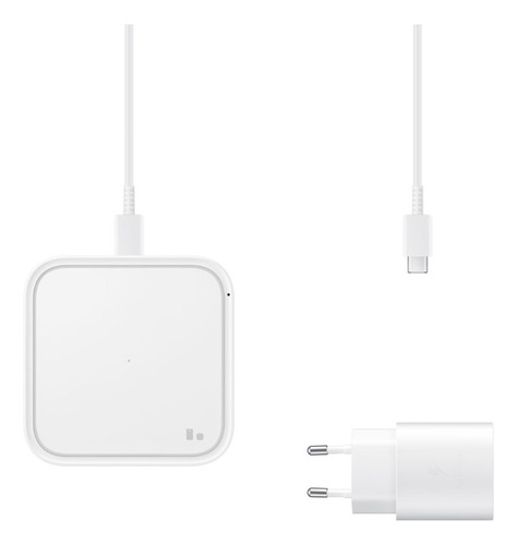 Wireless Charger 15w White Samsung-incluye Cargador De Pared