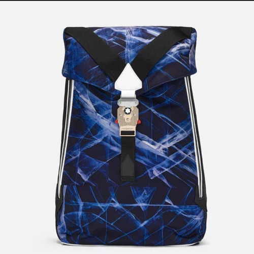 Mochila Montblanc Meisterstück Selection Glacier Azul Liso