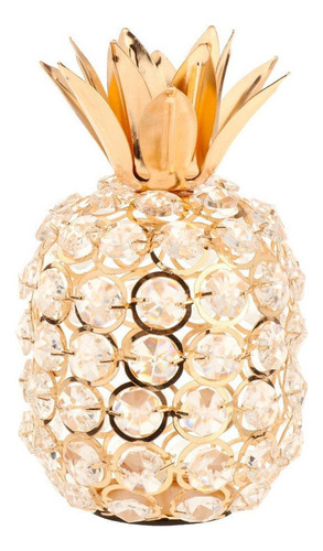 Adorno De Piña De Cristal De Diamantes De Imitación De