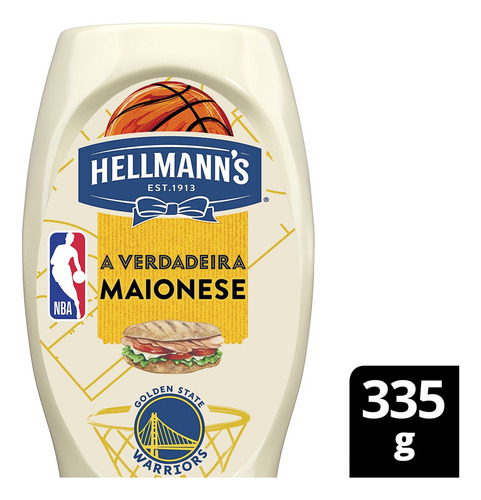 Maionese Tradicional Squeeze 335g Hellmann's