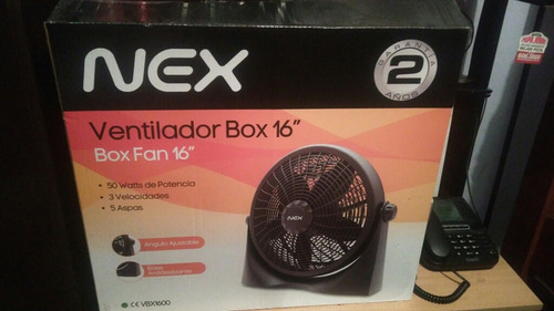 Ventilador Box 16  Nex  Oferta!!!!! Envio Gratis!!!!!