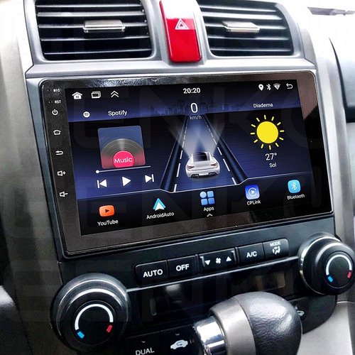 Multimidia Adak Octacore 4+64gb Honda Cr-v + Tv Offline 480p