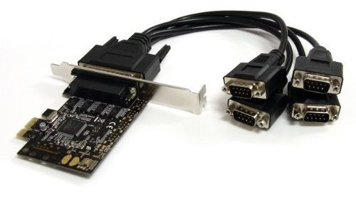 Startech.com 4 Puertos Pci Express Tarjeta Rs232 Serial Adap