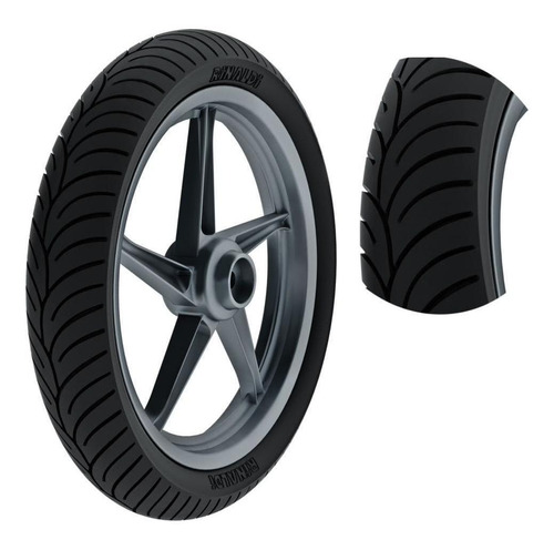 Pneu 100/90-10 Hb37 Scooter Rinaldi Honda Lead 110