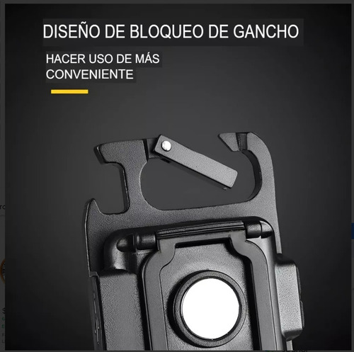 Linterna Led Cob Llavero Gancho Portátil Recargable Potente