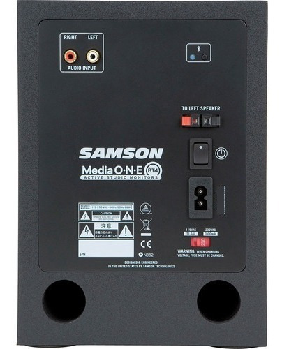 Imagen 2 de 3 de Samson Mbt4 Monitor Multimedia Bluetooth 4 Pulgadas