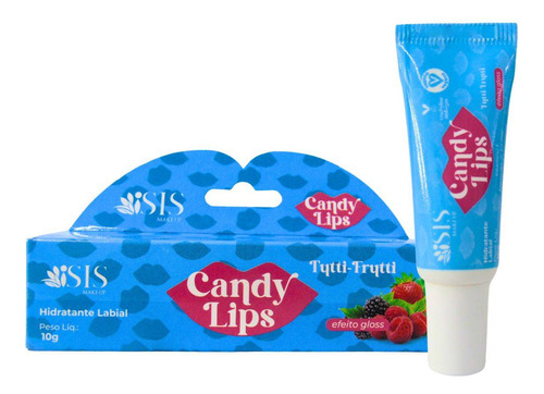 Hidratante Labial Isis Candy Lips Tutti-frutti 10g