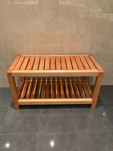 Imagen 1 de 2 de Banco Madera Para Jardin