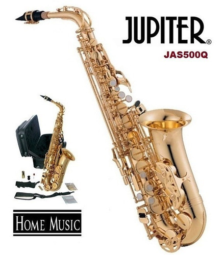 Saxo Alto Dorado Jupiter Jas500q Nuevo