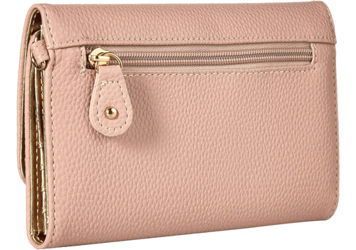 Carteira Feminina Com Três Dobras Com Logobar Steve Madden