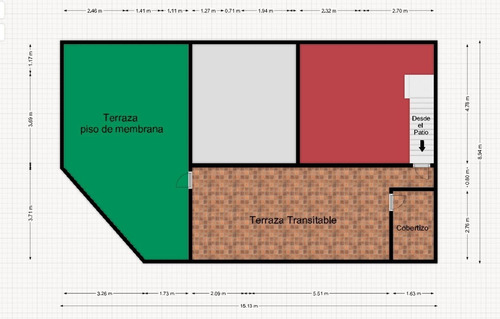 Imagen 18 de 30 de Ph Venta 7 Amb Local C/vivienda Garage Terraza Paternal