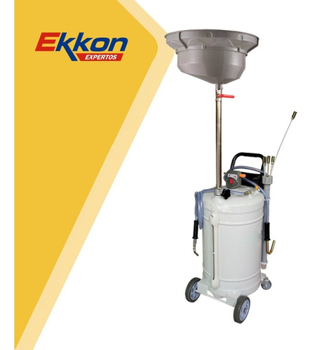 Imagen 3 de 7 de Extractor Recolector Aspirador De Aceite 70 Litros Neumatico