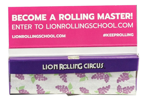 Imagen 2 de 6 de Papel Para Armar Lion Rolling Circus Electric Grape