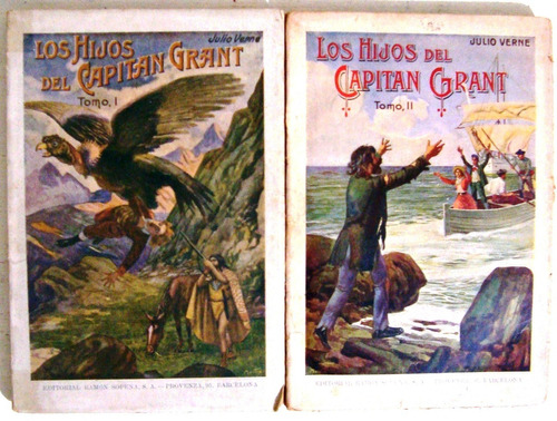 Los Hijos Del Capitan Grant Vuelta Al Mundo Sopena 1929 2ts