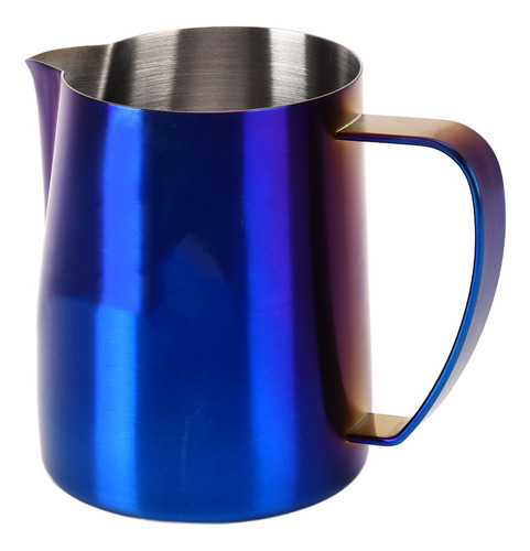 Vasos Para Espumar Leche, 600 Ml, Azul Oscuro Mate, Acero In