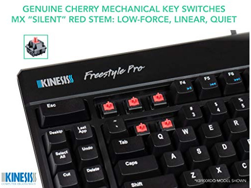 Kinesis Usb-a Freestyle Pro, Silencioso, Ergonómico, Dividid