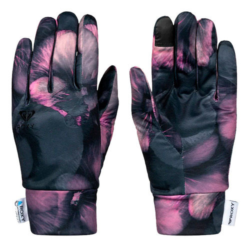 Guantes Liner Roxy Hydrosmart Dryflight Ski Snow Mujer Pansy