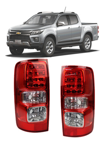 Par De Lanterna S10 Lt Ltz Com Led 2012 13 14 15 16 Arteb