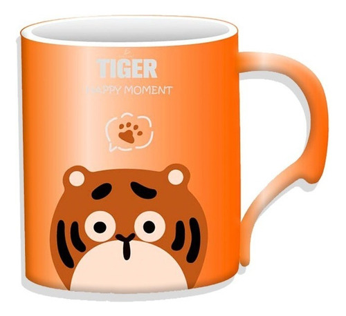 Taza De Cerámica De Distintos Diseños Coloridos 400ml Color Verde Gatito Ele-Gate