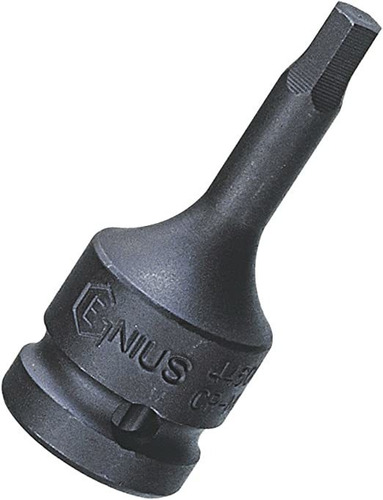 Genius Tools 466006 1/2  Dr. 3/16  Hex Impact Bit Socket, 6