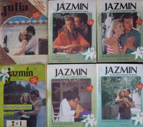 Novelas Julia Y Jazmin- Lote X 12 Ejemplares-buen Estado