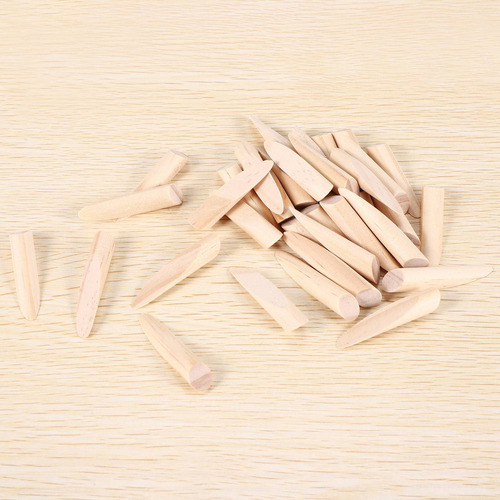 200 Paquetes De Tapones Con Orificios De Bolsillo De Madera