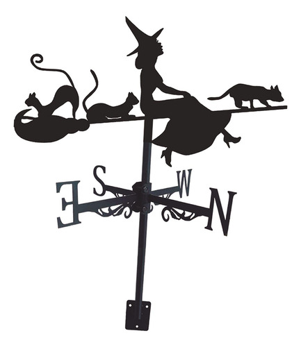 Weathervane Weather Rust Bruja Y Gato Bruja Y Gato