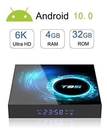 Tv.box T-95 Control Voz De Mando 4/32 Bluetooth Amdroid 10