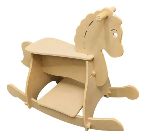 Caballito de cheap madera con ruedas