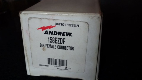 Conector Din Hembra 7/16 Andrew P/cable Coaxial Liso 1 5/8´´