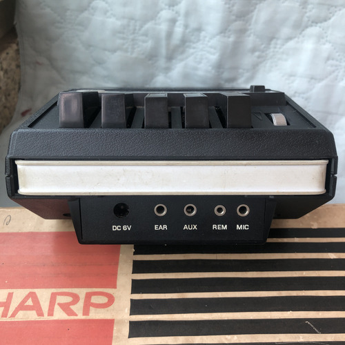 Com Caixa Original Gravador Cassete Rd 600x Sharp K7 (Usado)