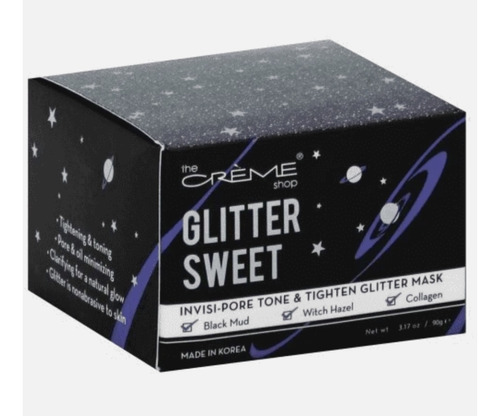 Glitter Sweet The Cream Shop Mascarilla Facial Limpia Poros