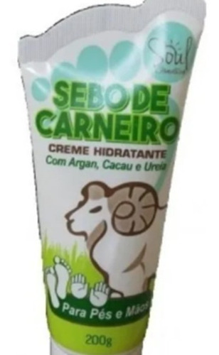 Sebo De Carneiro C/ureia Argan E Cacau Soul 200 Gr