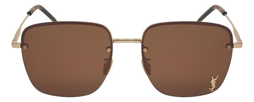 Lentes Saint Laurent Sl 312m 008 Square Shape Coffe