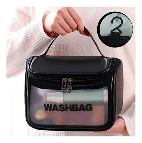   Cosmetiquera Lavable Wash Bag De Viaje Mediana