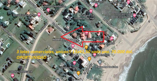 Lotes De 15 X 41.50 M En Mar De Cobo
