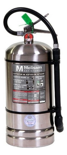 Matafuegos Clase Ak Melisam 6l C/ Chapa Baliza + Soporte