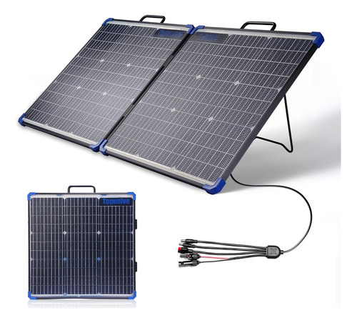 Panel Solar Plegable 100 W 18 V Módulo Fotovoltaico Portátil