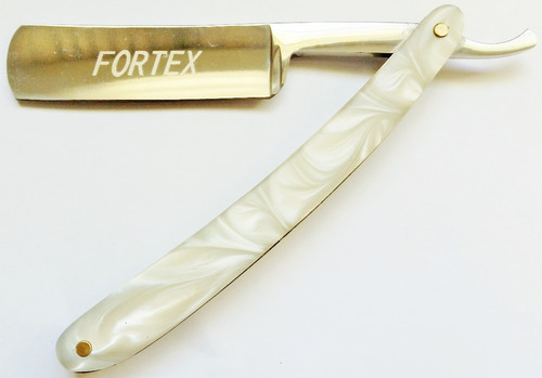 Navaja Fortex Tradicional Barbero Hoja Entera Afilable R6116