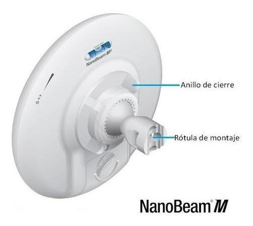 Nanobeam Ubiquiti Nbe-m5-16 150mbps 5ghz 16dbi 10km